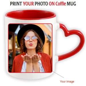HEART HANDLE COFFEE MUG ( CERAMIC )