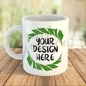 WHITE COFFEE POLLY MUG ( PLASTIC )