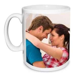 WHITE COFFEE POLLY MUG ( PLASTIC )