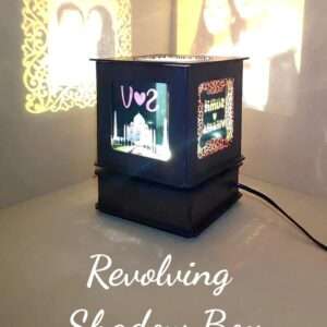 CUBICAL SHADOW LAMP WOODEN