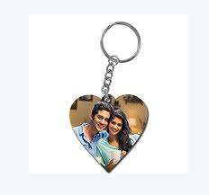 HEART KEY RING (WOODEN)