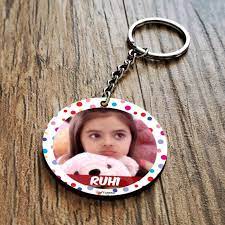 ROUND KEY RING (WOODEN)
