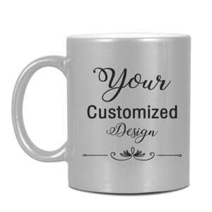 SILVER COFFEE MUG (CERAMIC)