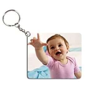 RECTANGLE KEY RING (WOODEN)
