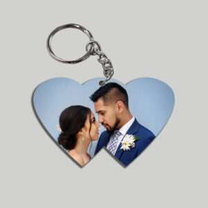DUEL HEART KEY RING (PLASTIC)